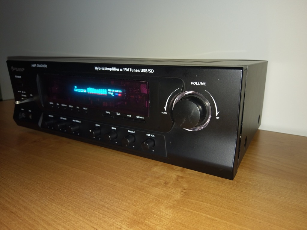 AUNA AMP-3800 USB Amplituner Wzmacniacz 5 Kanałów - 7085338053 ...