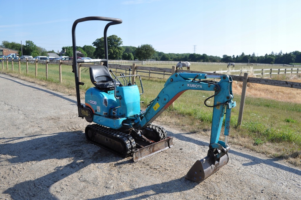 MINIKOPARKA KUBOTA K-008 MIKRO 1t koparka jcb