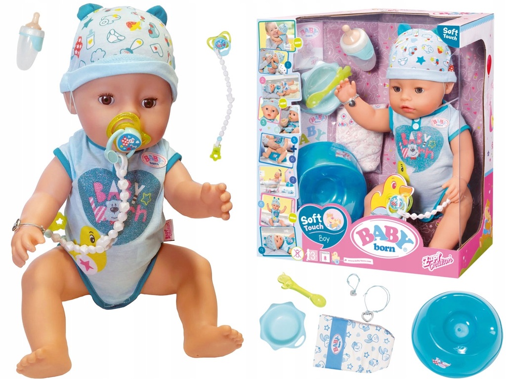 BABY BORN LALKA BRAT BRACISZEK AKCESORIA NOCNIK