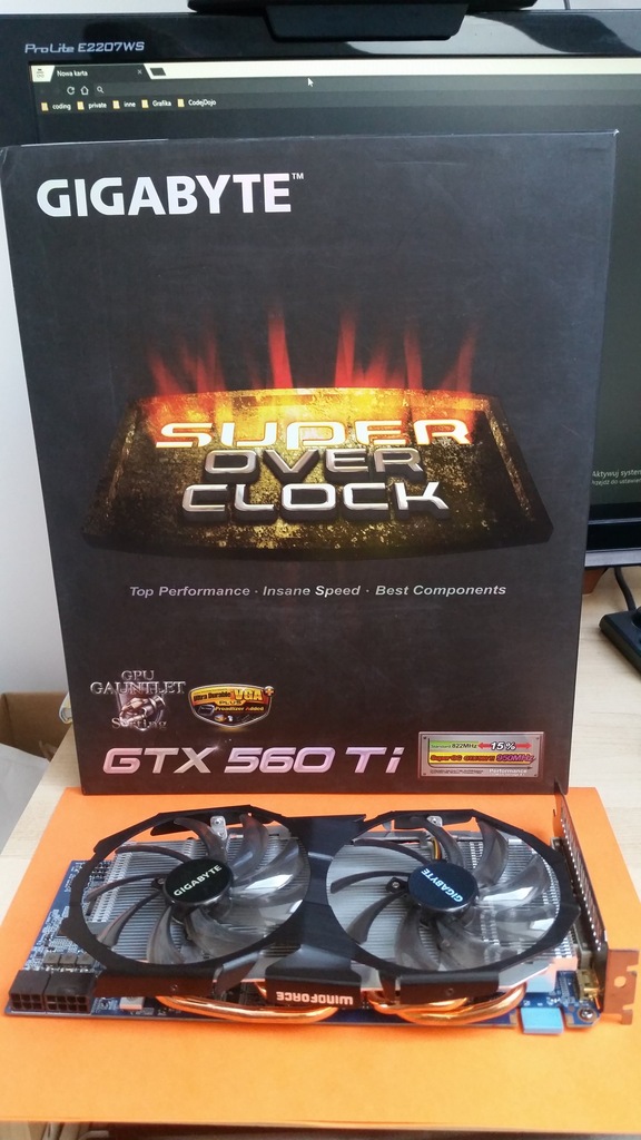 Gigabyte GeForce GTX 560 Ti SOC 1GB GDDR5 256-bit