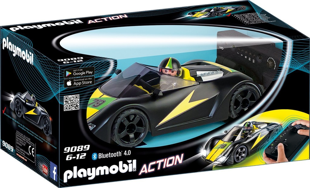 PLAYMOBIL 9089 WYŚCIGÓWKA ZDALNIE STEROWANA SPORT