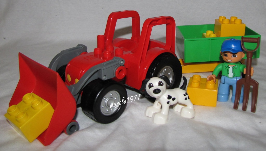 LEGO DUPLO 5647 Du?�y TRAKTOR Farma - 7196952876 - oficjalne archiwum Allegro