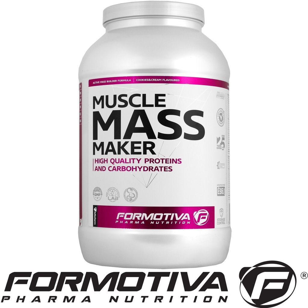 FORMOTIVA MUSCLE MASS MAKER 3000G GAINER MUTANT 20