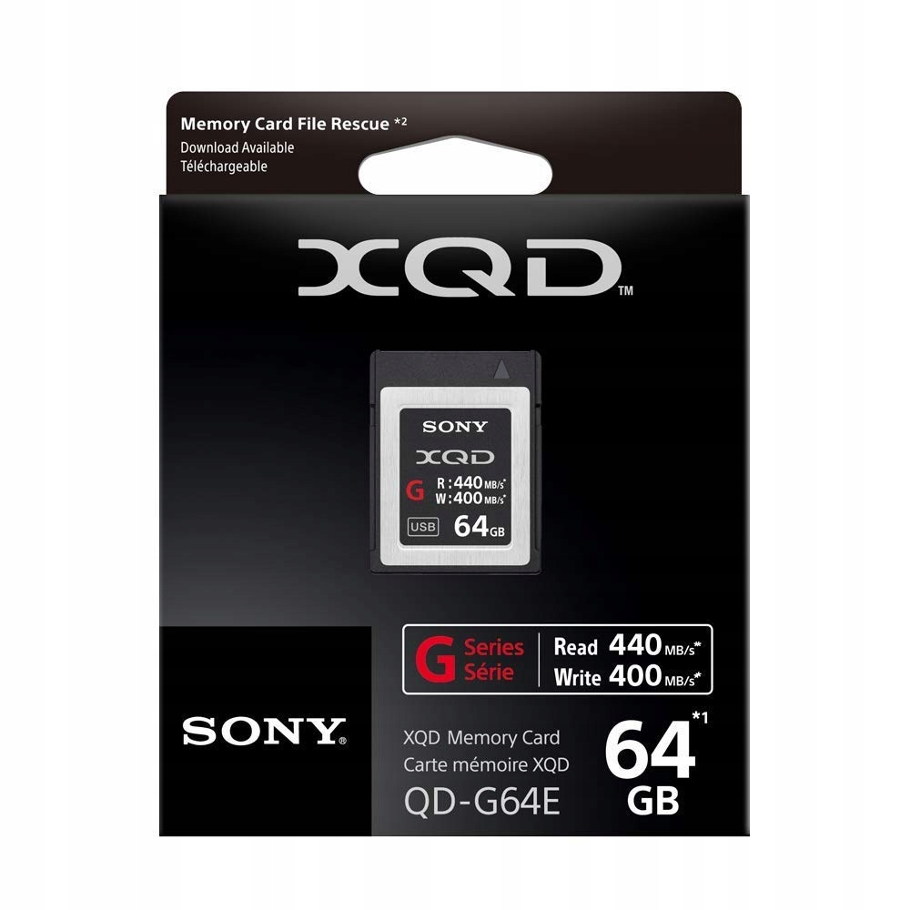 SONY karta pamięci XQD G Series 64GB - NOWA