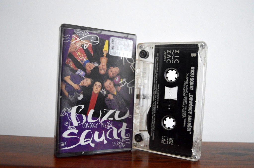 Buzu Squat Dowódcy Miłości cassette UNIKAT perła