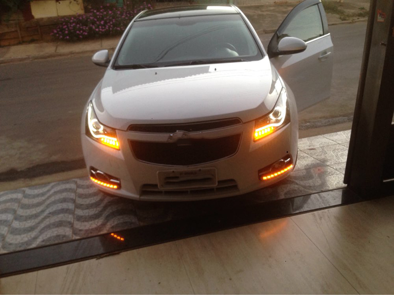 Chevrolet Cruze DZIENNE HALOGENY LED DRL KOMPLET