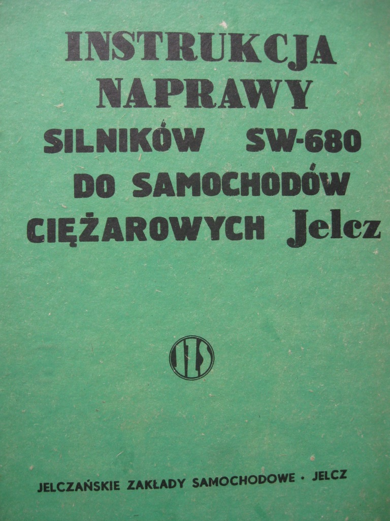 JELCZ Instrukcja naprawy silników SW- 680