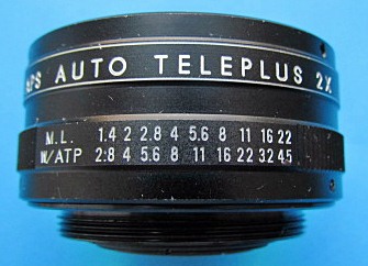 APS AUTO TELEPLUS 2X TELEKONVERTER , M42