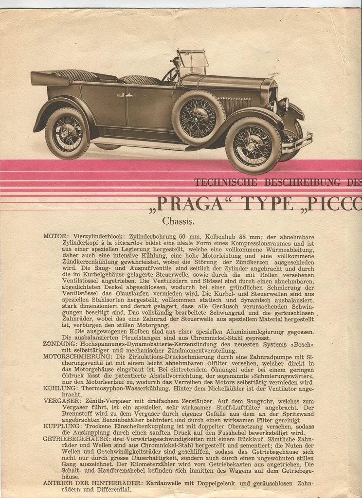 reklama PRAGA samochód Czechy auto motoryzacja - 7130283275 - oficjalne