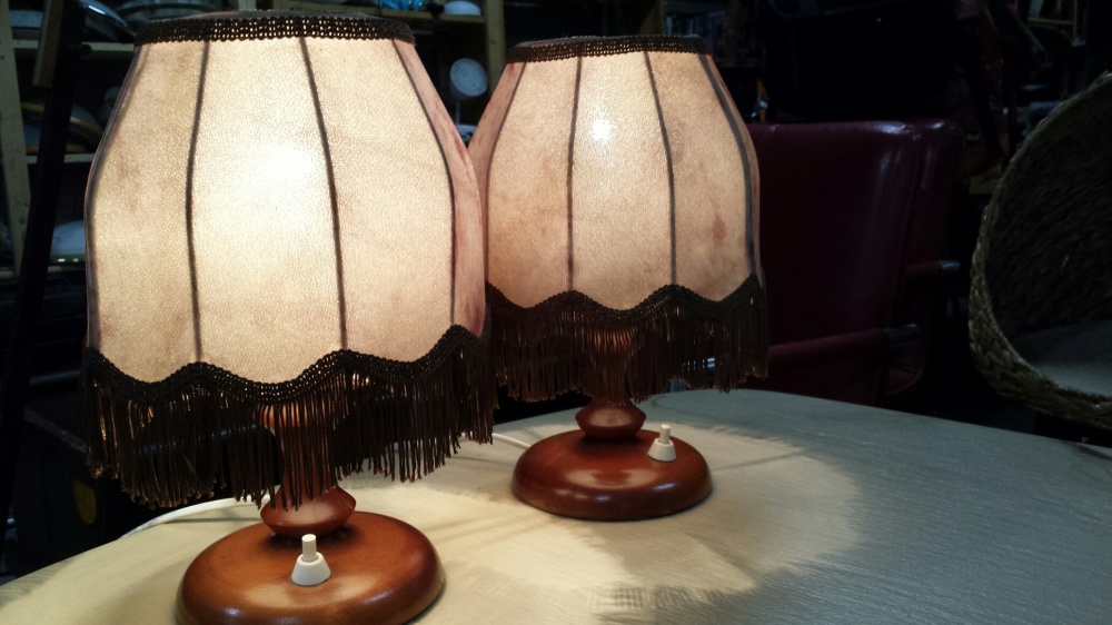 lampki nocne PRL retro old style vintage