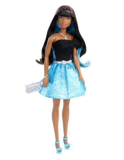 BARBIE MODNA DZIEŃ NOC DNR03 lalka murzynka fryzur