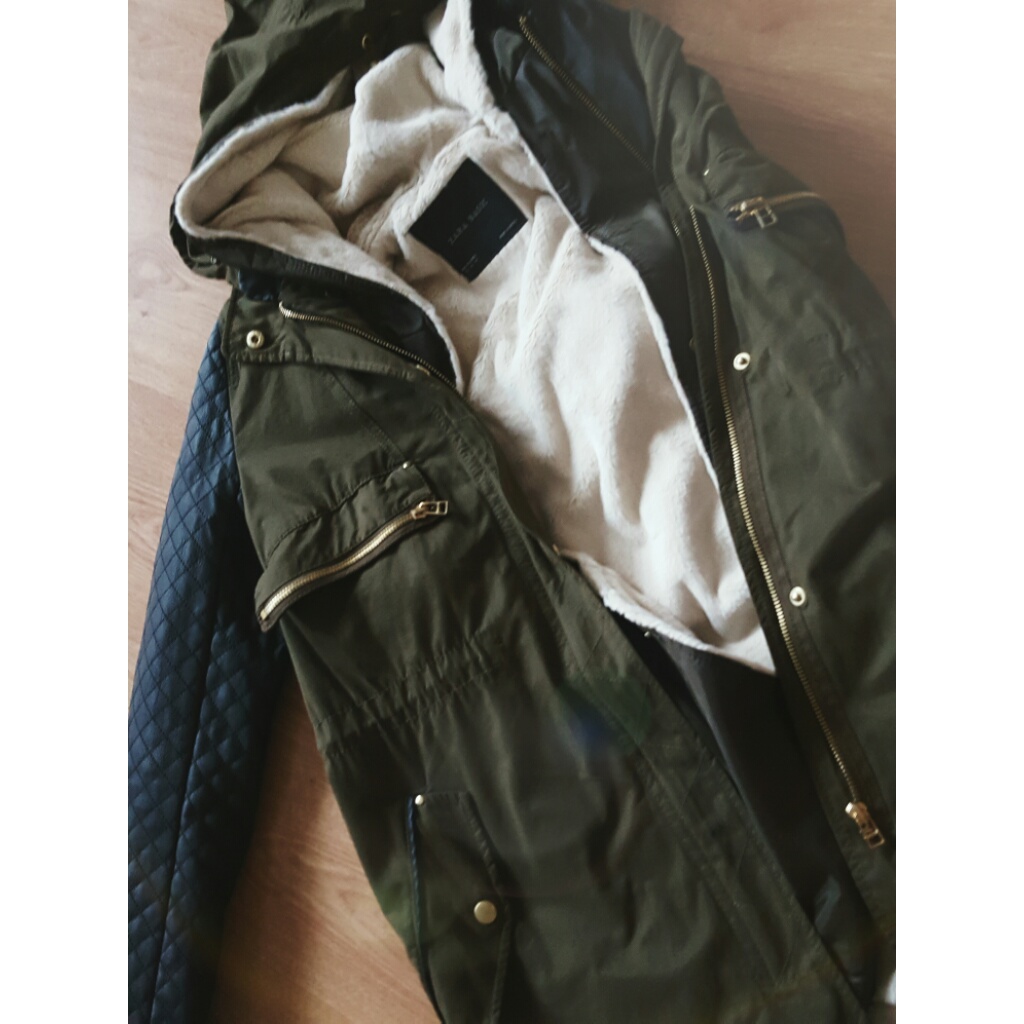 Parka kurtka zimowa płaszcz Zara XS nowa