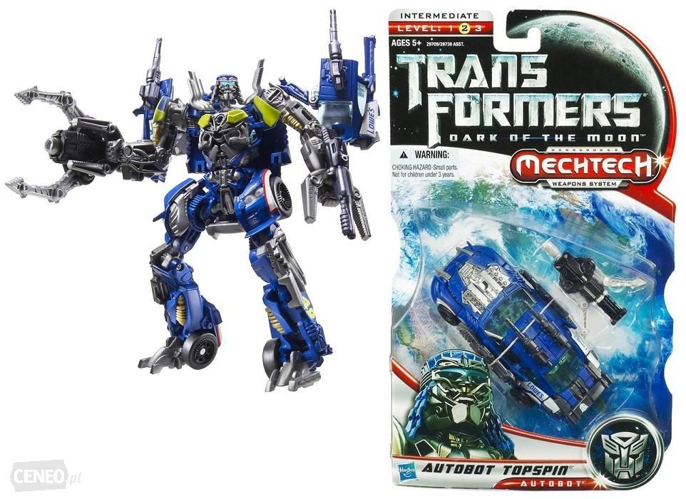 Hasbro TRANSFORMERS AUTOBOT TOPSPIN Mechtech