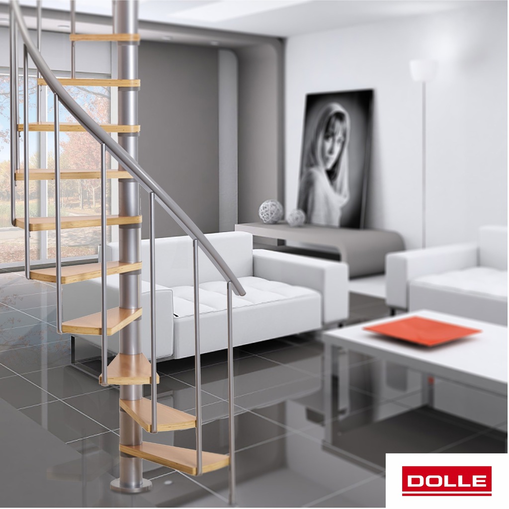 Schody spiralne Dolle Calgary Silver ø140cm
