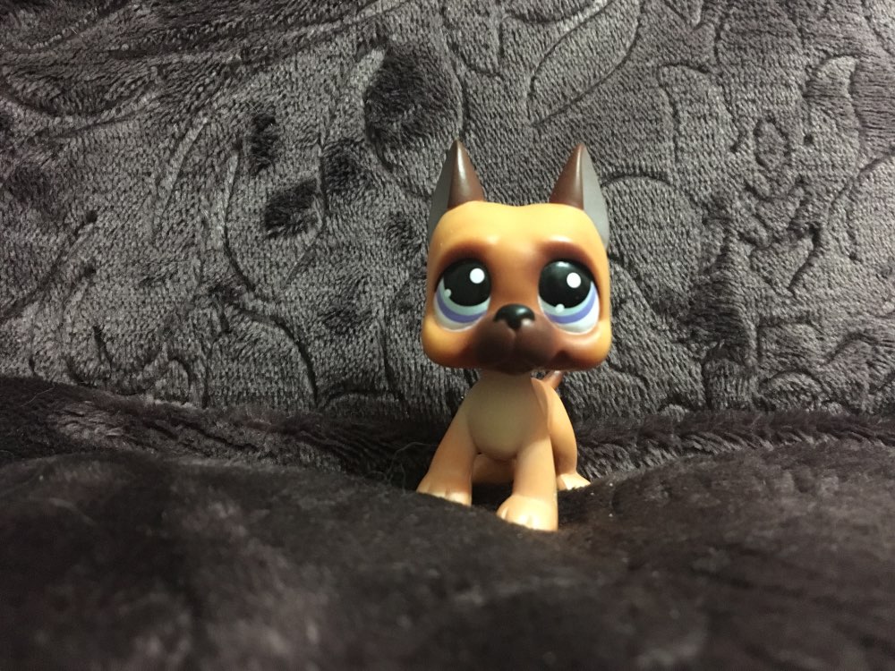 Littlest Pet Shop LPS dog niemiecki #244 z magnes