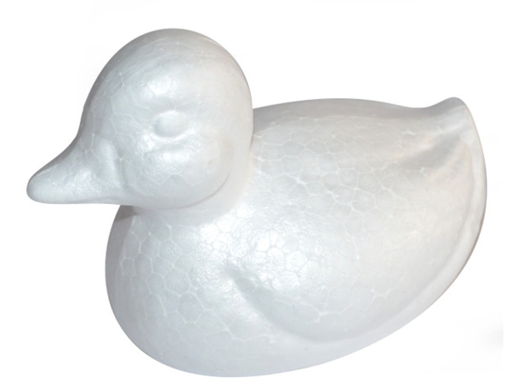 KACZKA styropianowa duża 13cm decoupage cekiny