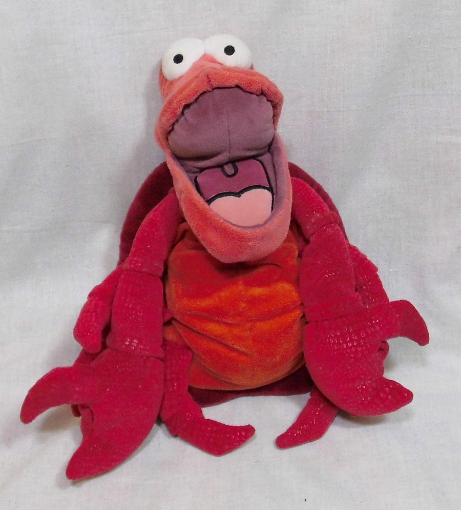 Maskotka DISNEY MAŁA SYRENKA Krab Sebastian 34 cm