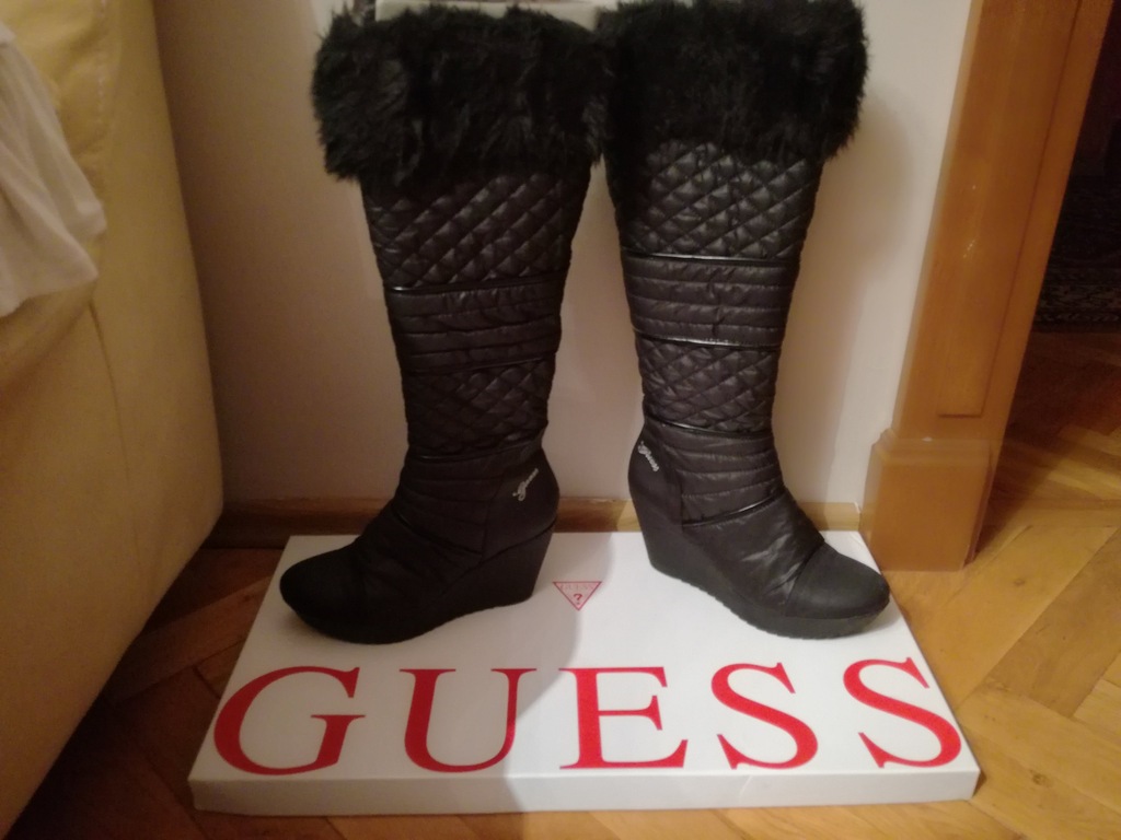 BUTY  Damskie GUESS ROZMIAR 39 Super Kozaki 