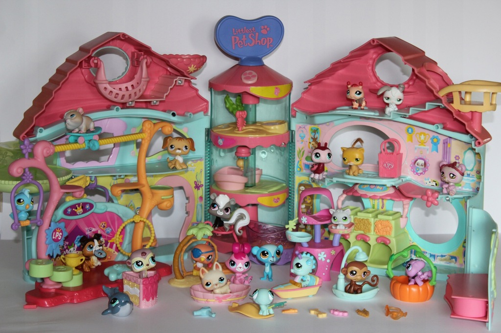 LPS HASBRO MEGA DOMEK LITTLEST PET SHOP