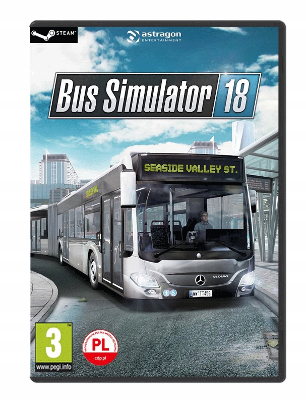 BUS SIMULATOR 18 2018 PC PL WERSJA PUDEŁKOWA BOX
