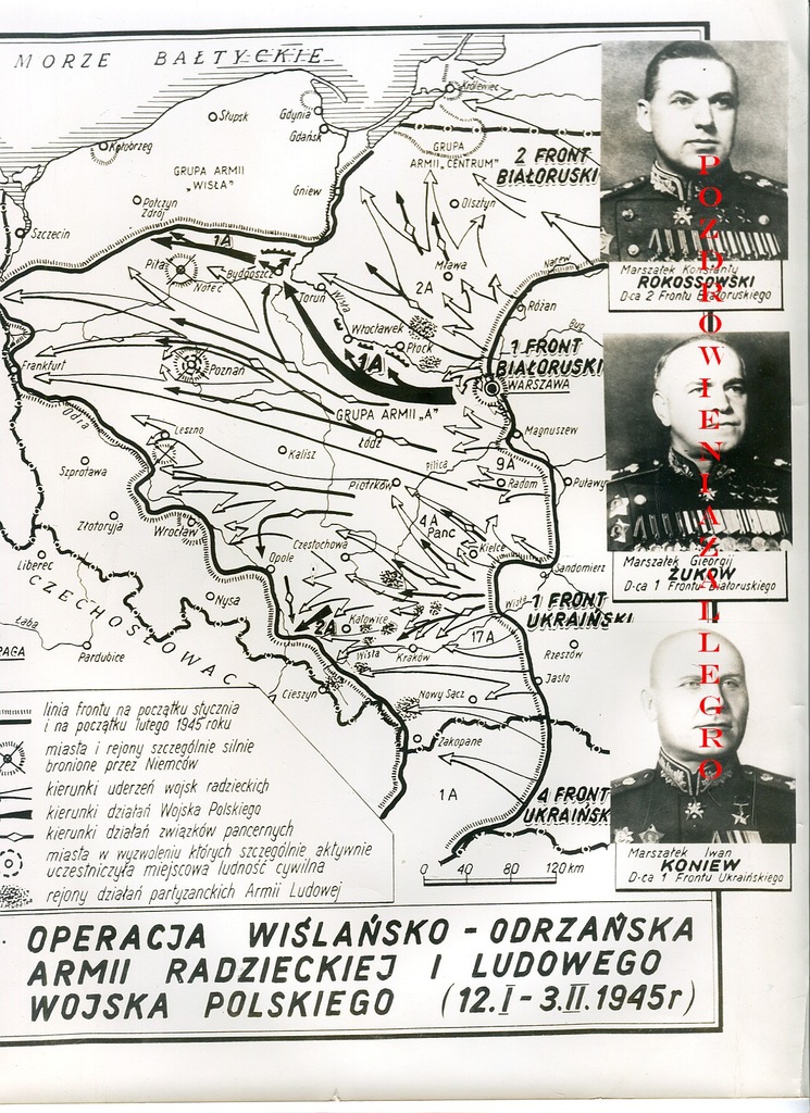 Foto. LWP. Operacja Wiślańsko-Odrzańska 1945r.