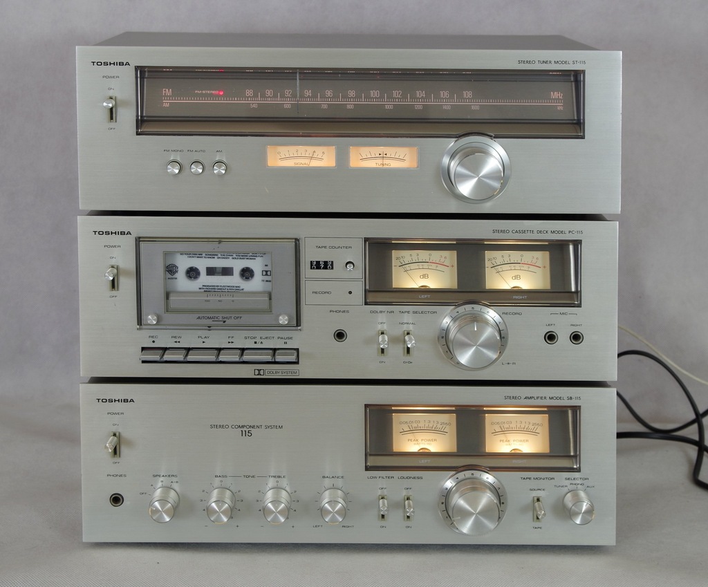 Zestaw stereo Toshiba ST-115, SB-115,PC-115 WYCHYŁ