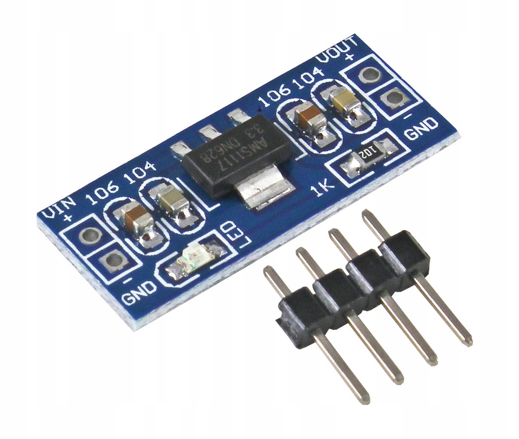 MINI MODUŁ ZASILANIA AMS1117 3.3V ARDUINO E1268