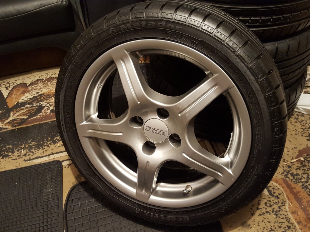 Felgi aluminiowe Anzio Drift 16 cali+ Opony letnie