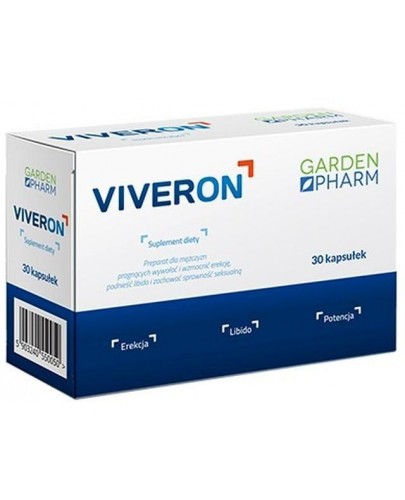 VIVERON 30 kaps. POTENCJA LIBIDO EREKCJA