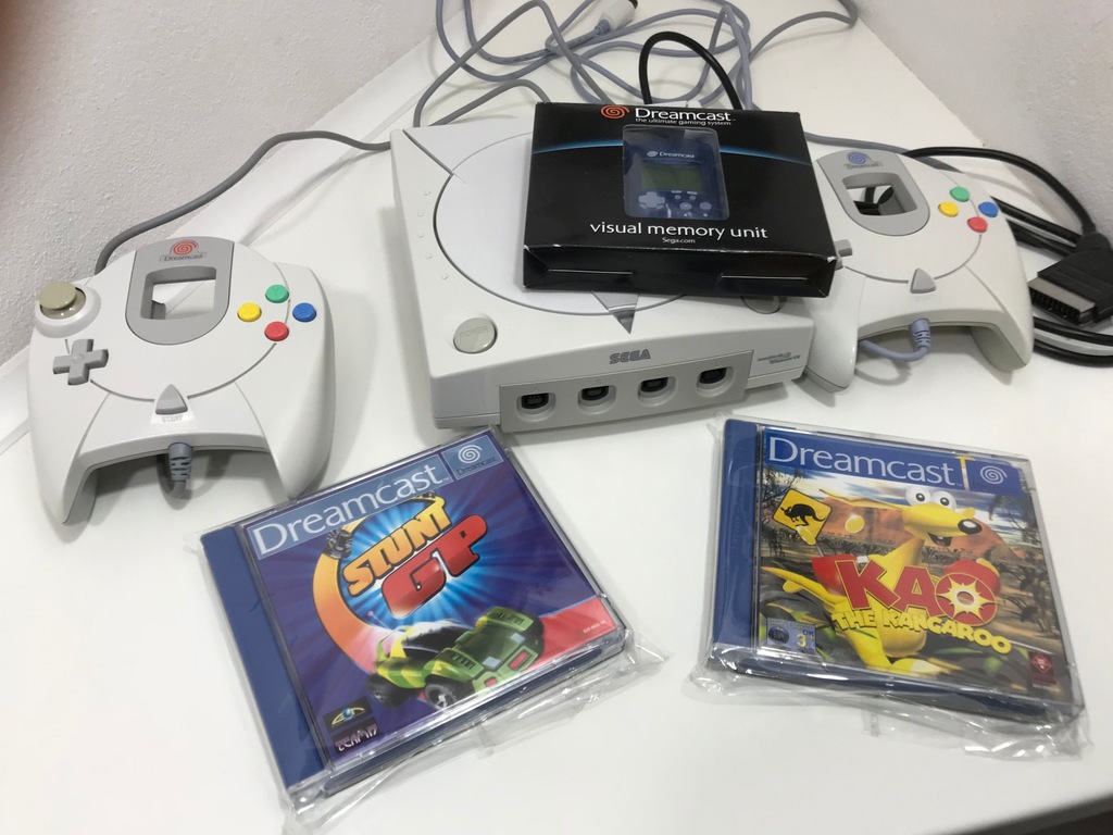 Dreamcast 2 Pady, RGB, Kangurek Kao,Stunt GP BCM