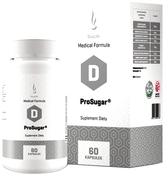 DuoLife ProSugar 180 kap CUKRZYCA Cholesterol Krew