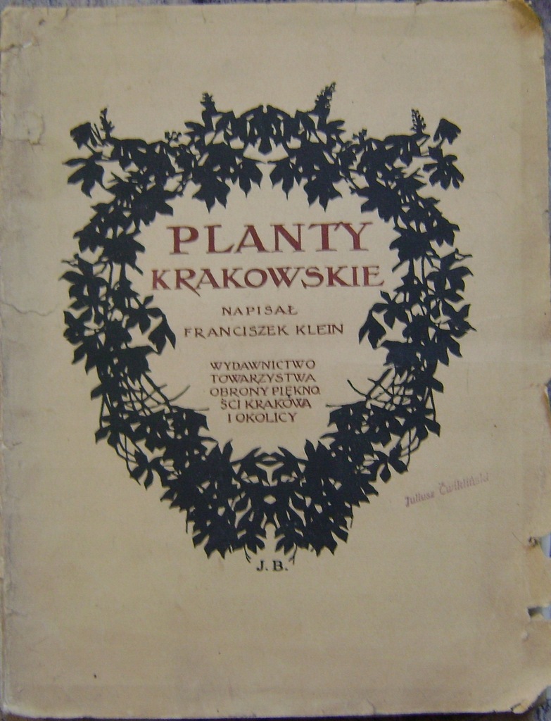 KLEIN -PLANTY KRAKOWSKIE -HISTORIA POWSTANIA- 1914