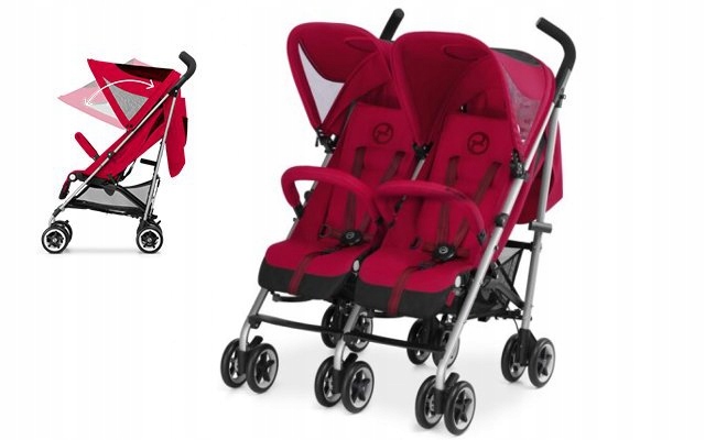 CYBEX TWINYX BLIŻNIACZY WÓZEK SPACEROWY infra red