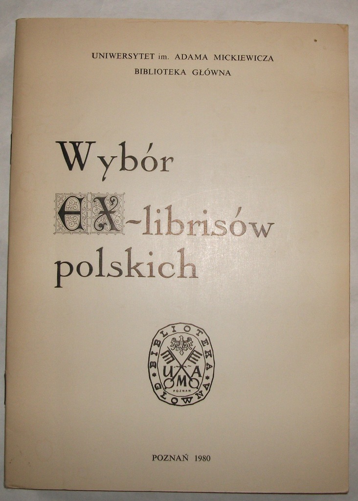 Wybór ex-librisów polskich Poznań 1980 nr 252