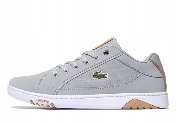 Buty Męskie Lacoste Deviation 217 Skóra Szare 42
