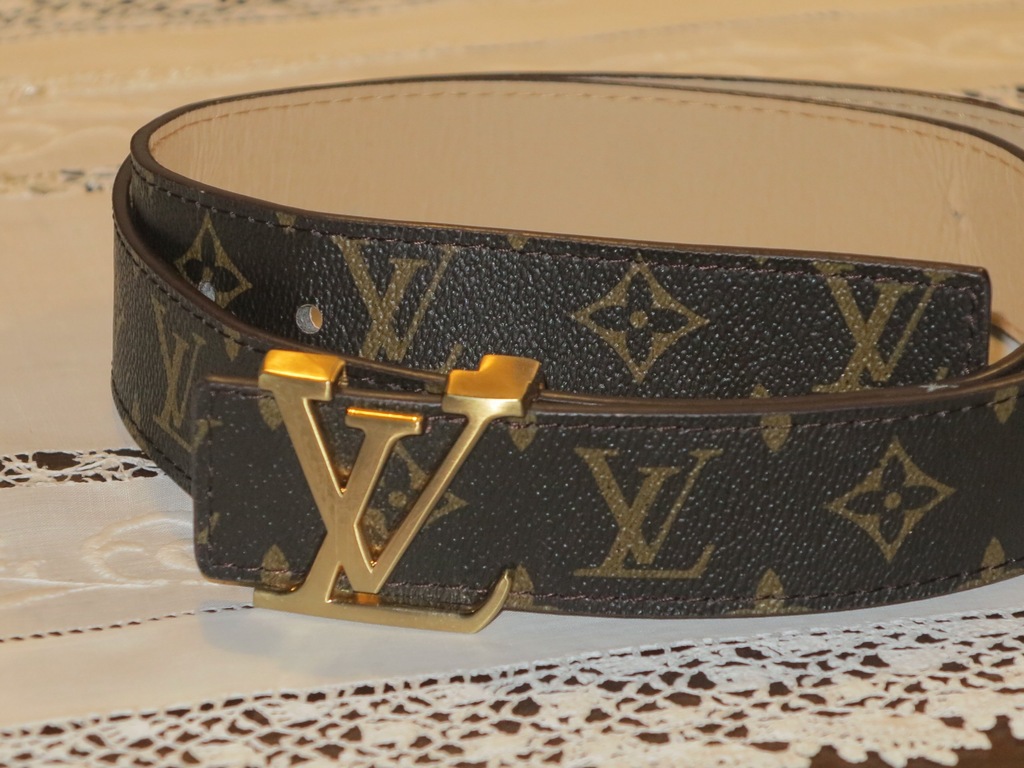 JAK NOWY ORYGINALNY PASEK LOUIS VUITTON-LOGOWANY
