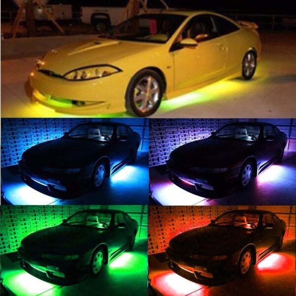 OŚWIETLENIE PODWOZIA AUTA LED NEONY TUNING + PILOT
