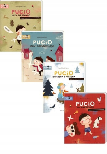 PUCIO PAKIET 1-4 CZĘŚCI UCZĘ SIĘ MÓWIĆ...