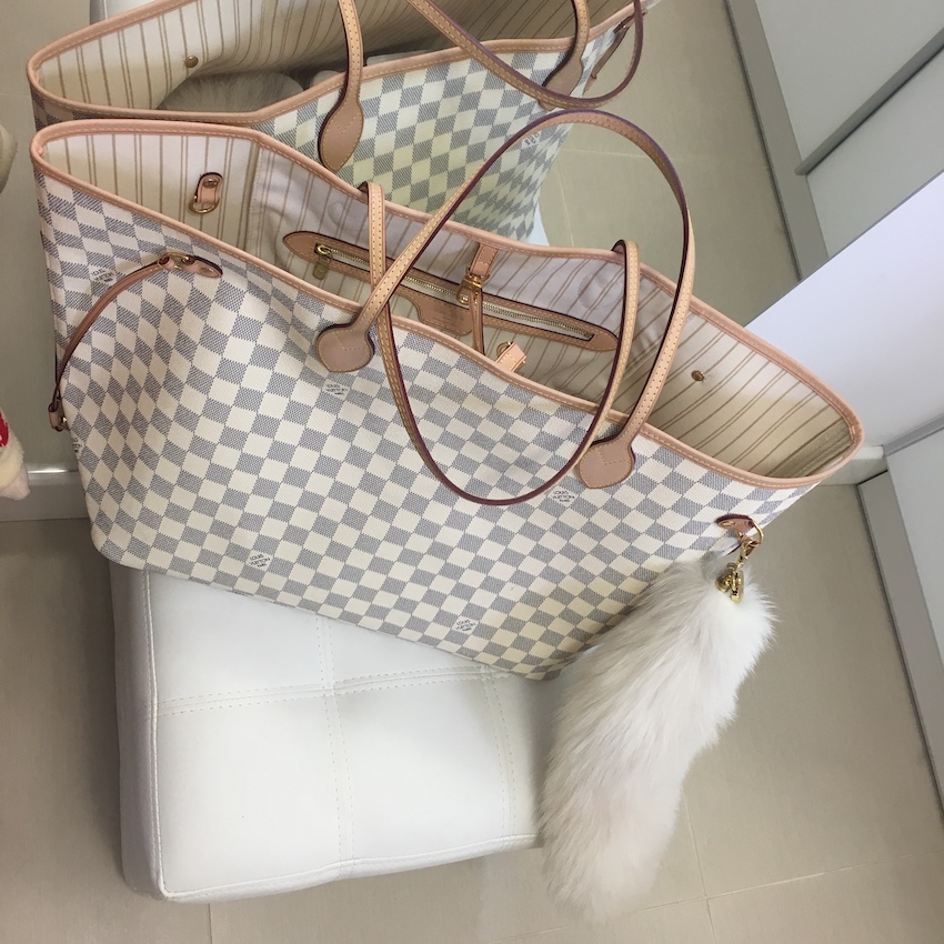 LV DAMIER AZUR NEVERFULL MM 2-YEAR UPDATED REVIEW: WIMB, WEAR