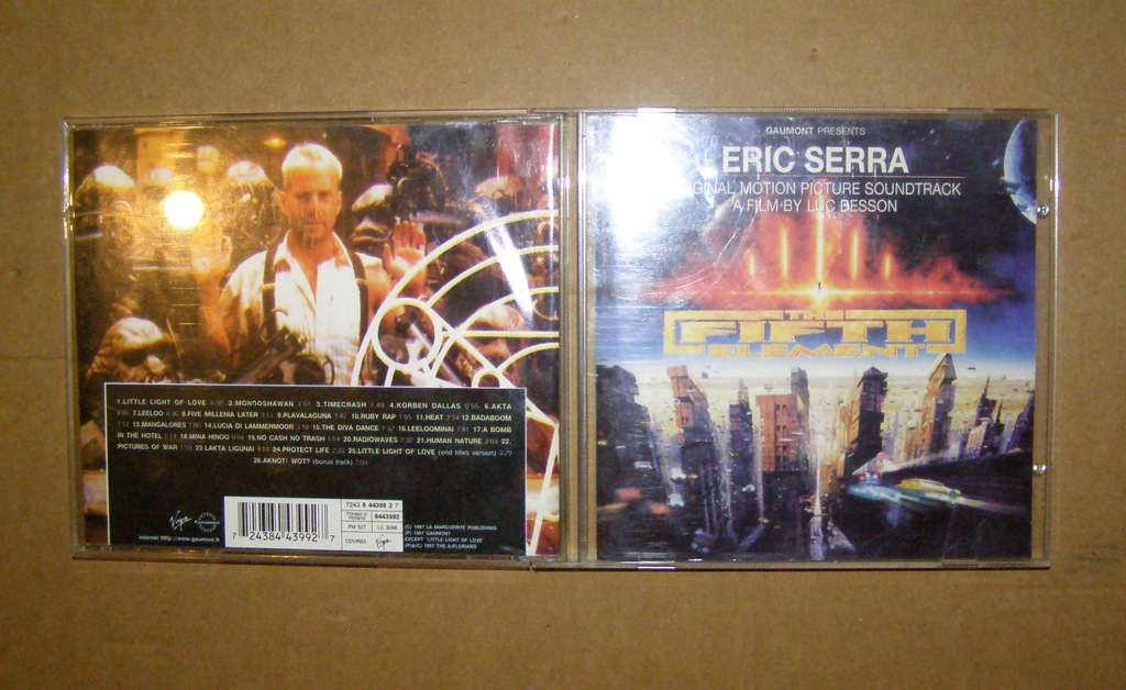 PIĄTY ELEMENT THE FIFTH ELEMENT MUZYKA ERIC SERRA