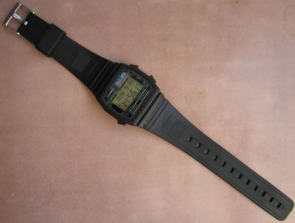 zegarek CASIO DB-20W rarytas VINTAGE 1985 rok - 7591996580