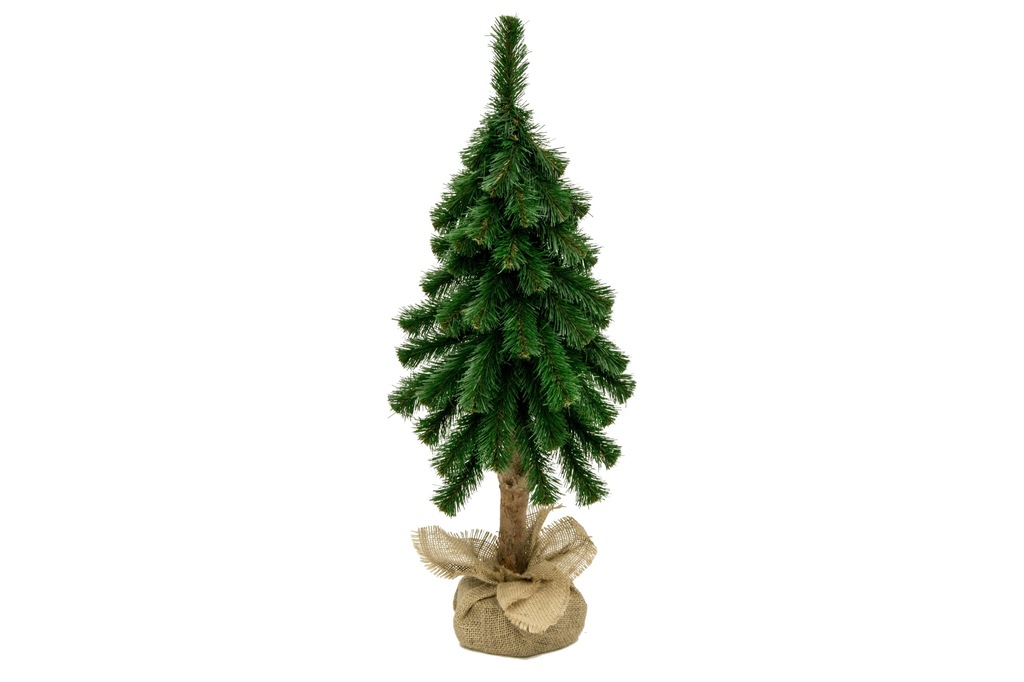 Choinka sztuczna mała niska modna na pniu 65cm