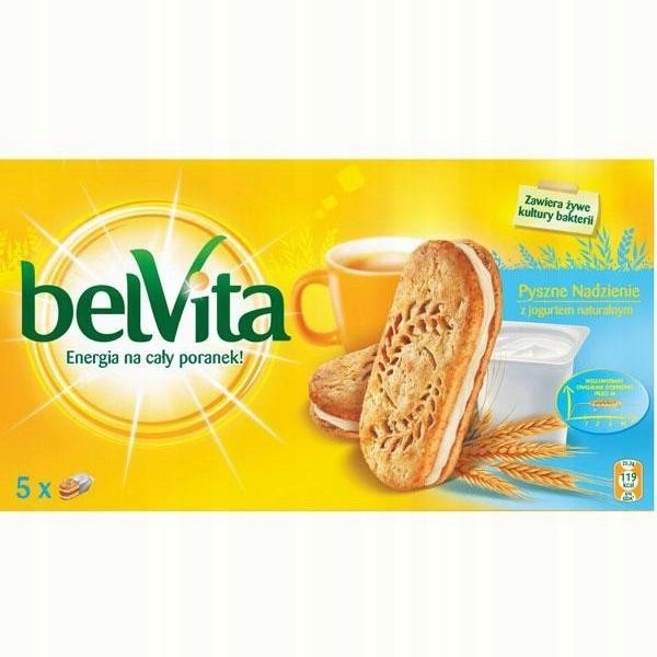 Belvita Ciastka Z Nadzieniem O Smaku Jogurtowym