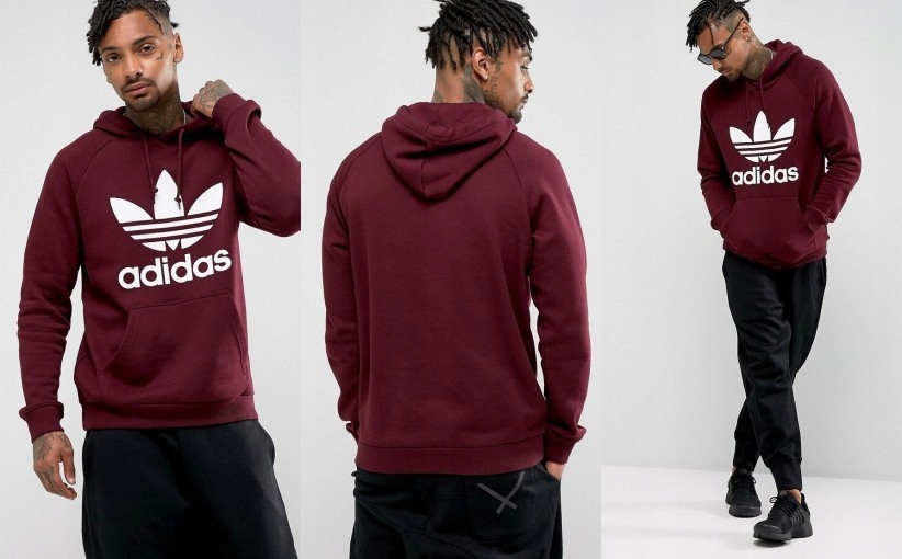 adidas bluza bordo adidas bluza bordo