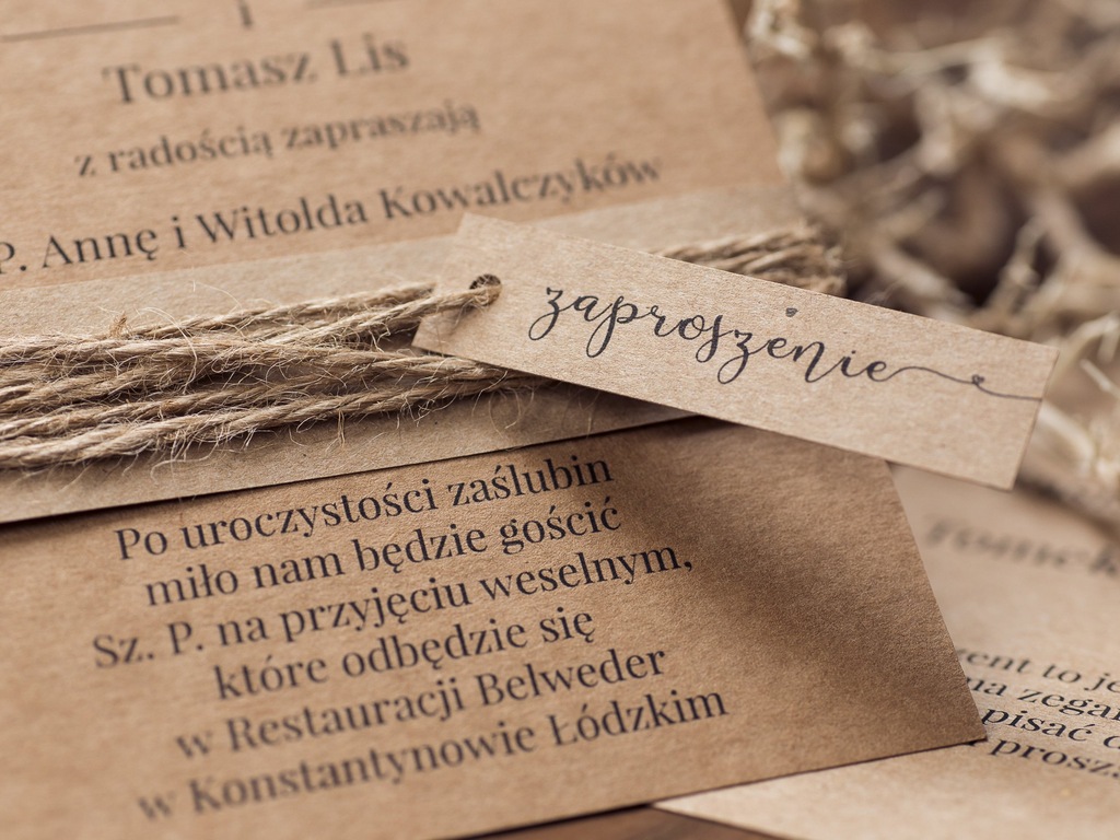 ZAPROSZENIA ŚLUBNE, NA ŚLUB - SAY YES! -