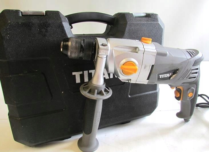 F150 Wiertarka Udarowa TITAN TTB276DRL 850W + Wali