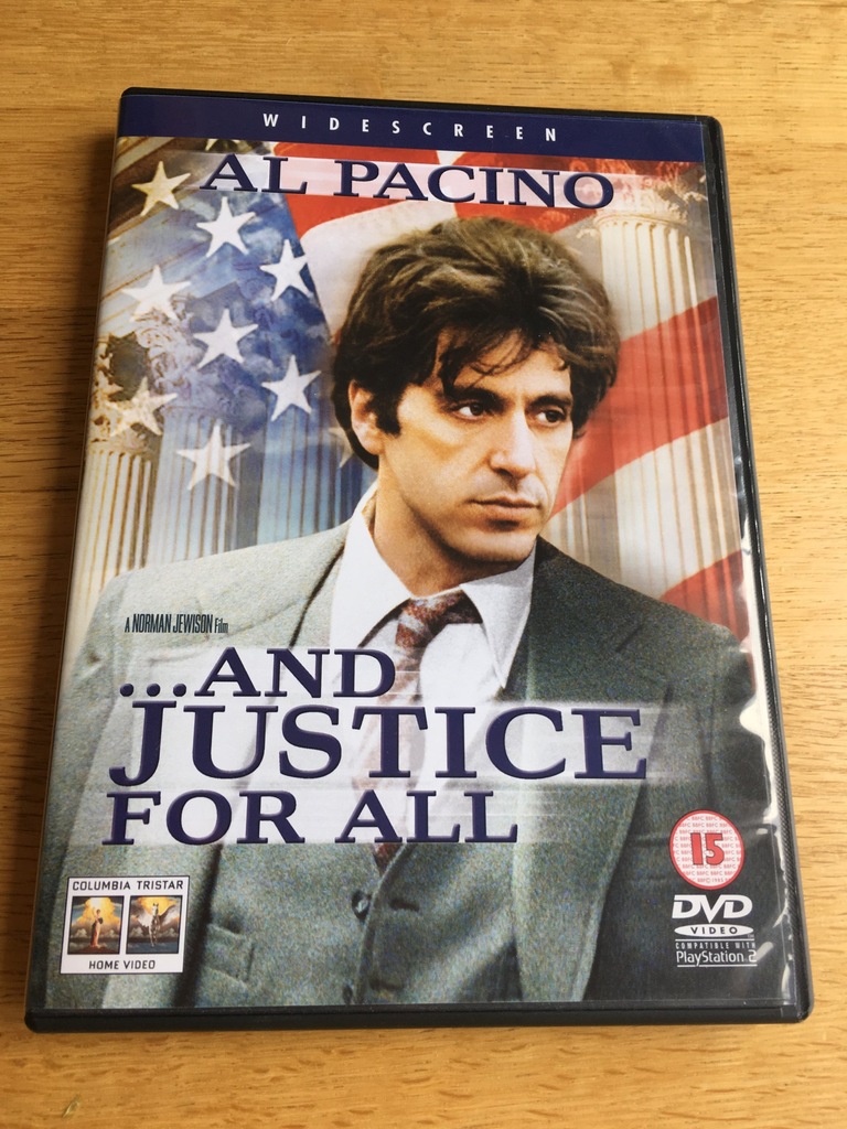 .. I SPRAWIEDLIWOŚĆ DLA WSZYSTKICH AL PACINO DVD