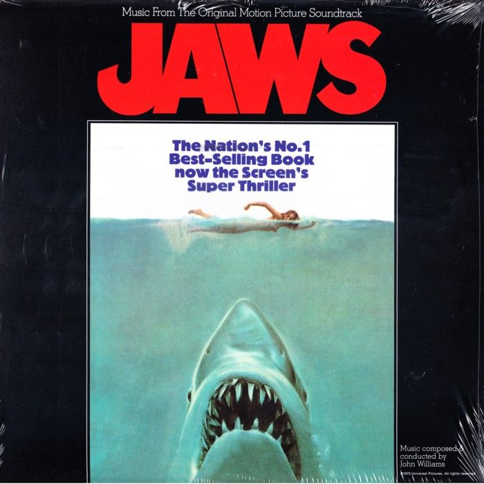 { LP JAWS - SZCZĘKI - JOHN WILLIAMS - SOUNDTRACK