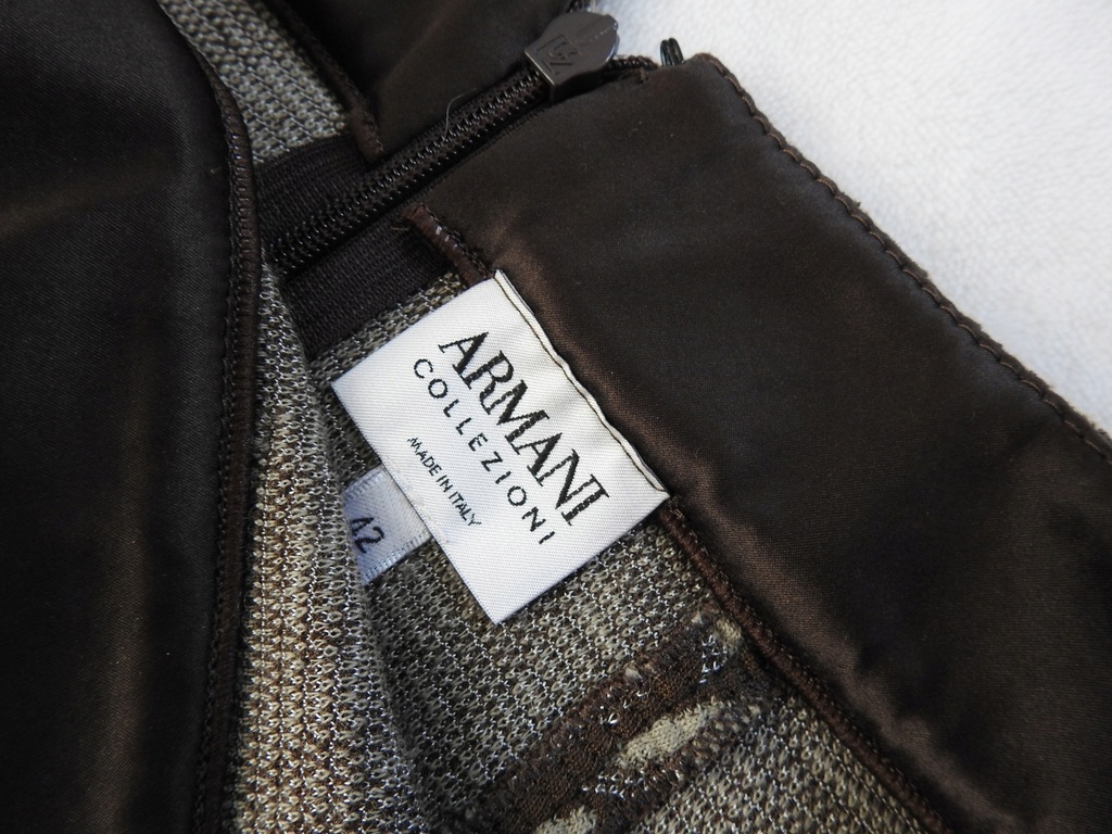 ARMANI dzianinowa ołówkowa elegancka spódnica M