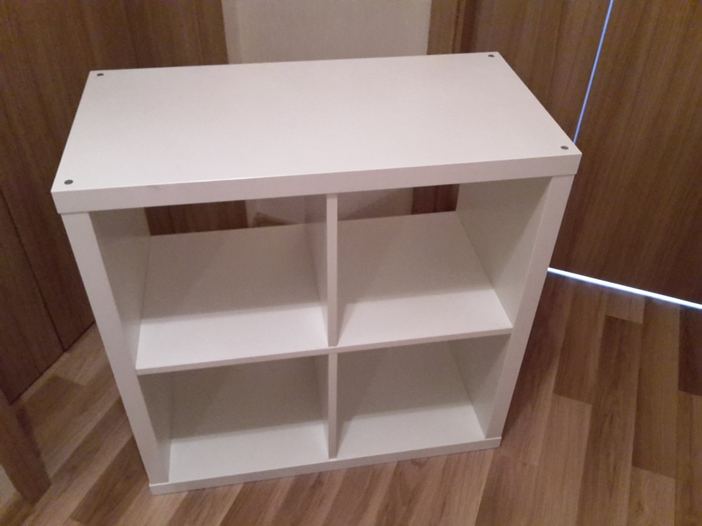 UŻYWANY: IKEA KALLAX REGAŁ WITRYNA BIAŁY